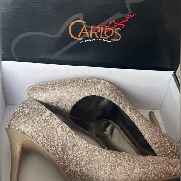Carlos Santana metallic heels. Size US 9.5. - Picture 5 of 5